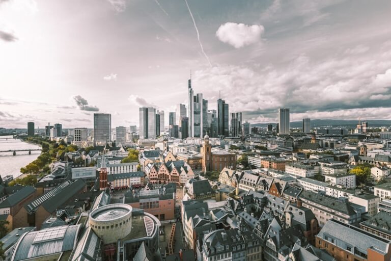 Frankfurt skyline, Europe